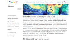 Desktop Screenshot of e-esence.cz
