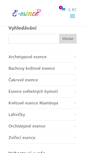 Mobile Screenshot of e-esence.cz